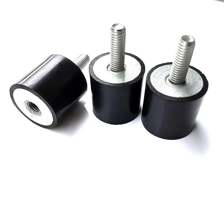 NR Rubber Vibration Damper Mounting Black Color
